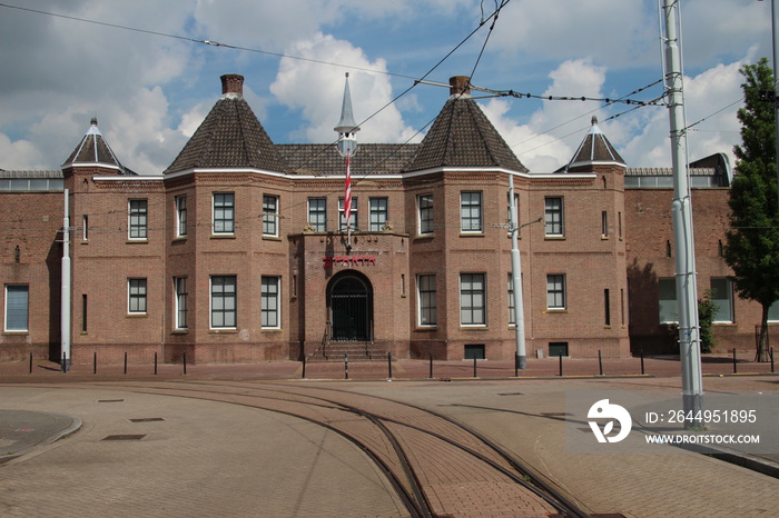 Front building of soccer stadium in the Netherlands of Sparta Rotterdam