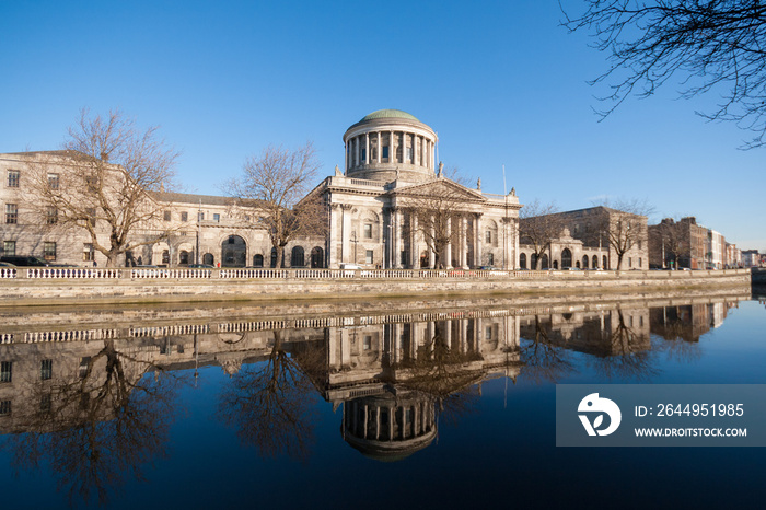 The Four Courts in Dublin City, Ireland