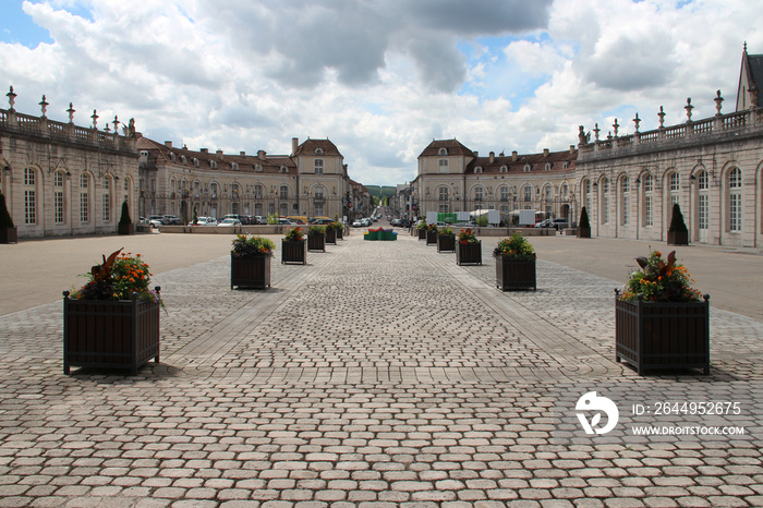 castle in commercy in lorraine (france)