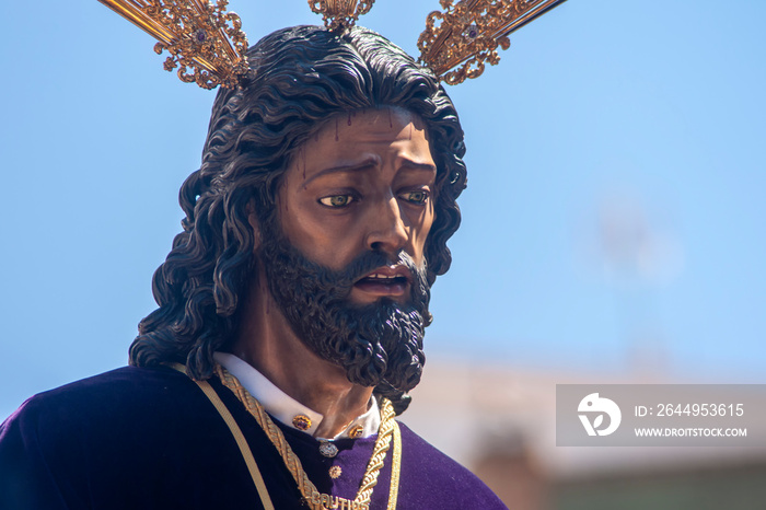 Rostro de Jesús cautivo de San Pablo, semana santa en Sevilla