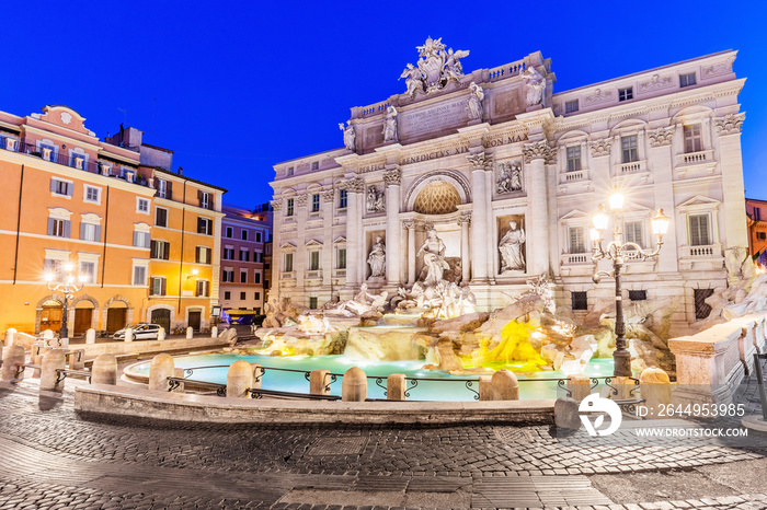 Rome, Italy. Trevi Fountain (Fontana di Trevi).