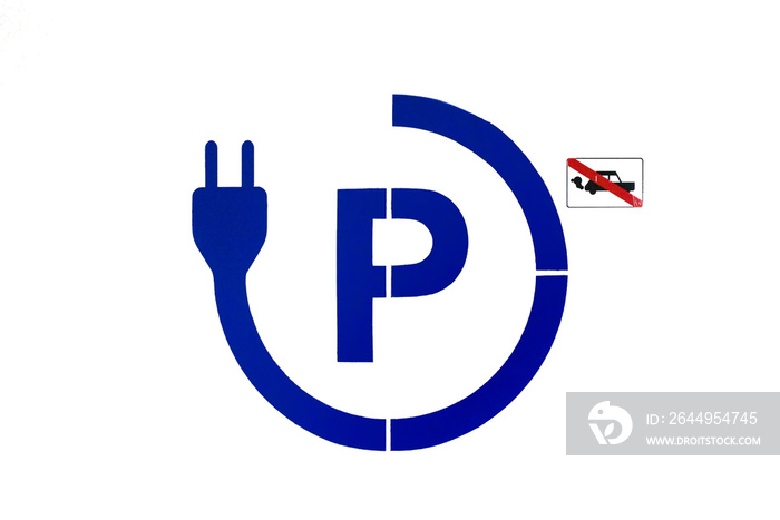 symbol for ecar parking zone