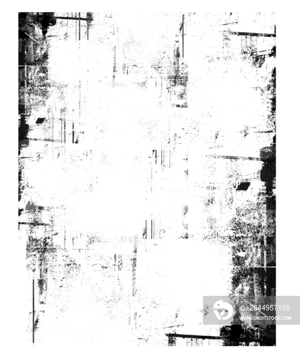 Grunge  background,  vintage effect. Royalty high-quality free stock transparent PNG photo image of an abstract old frame, distressed  texture. Useful as backgrounds for design