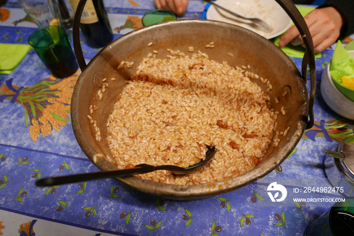 Panissa risotto and beans