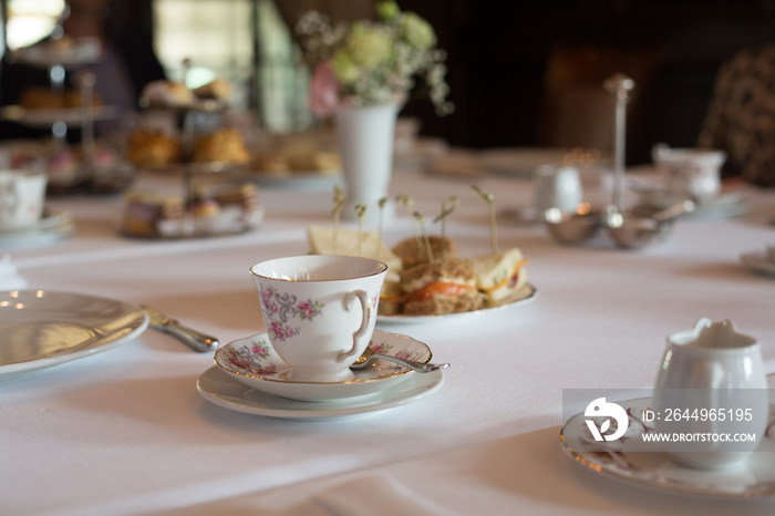 british scone . british tea party. English team party. Luxury dishes.