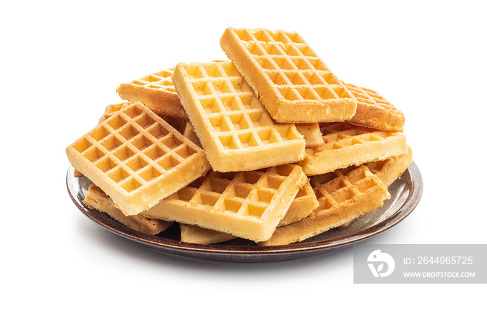 Tasty sweet waffles.