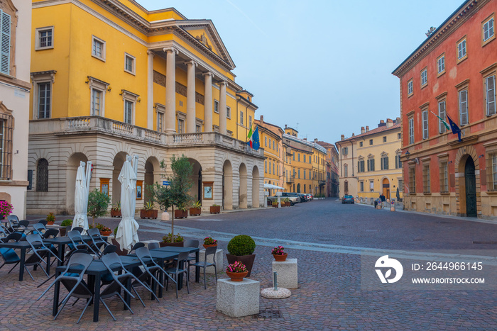 Municipal theatre in Piacenza, Italy