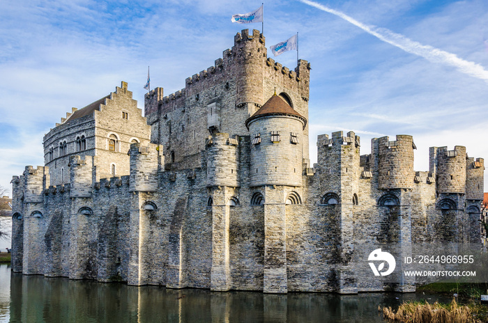 Gravensteen Castle in Ghent, Belgium