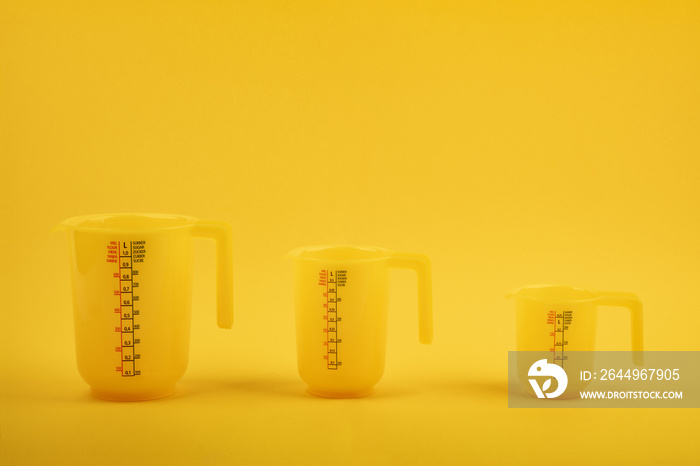 Yellow Measure Cups