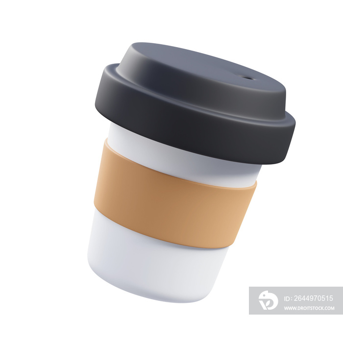 coffee cup 3d food