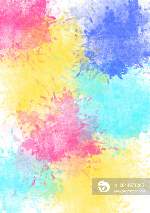 abstract watercolor background with splashes