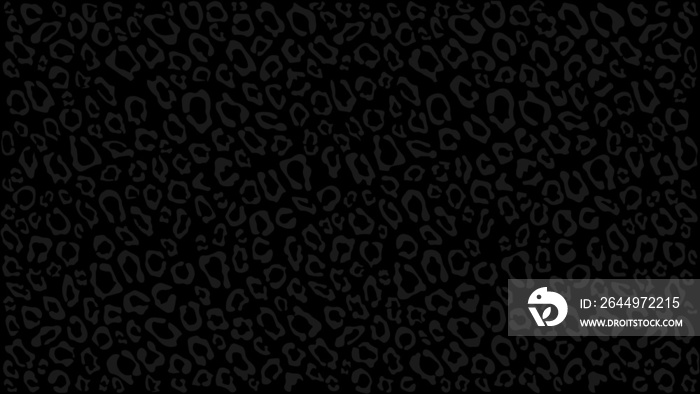 Black Leopard pattern design, vector illustration background 04