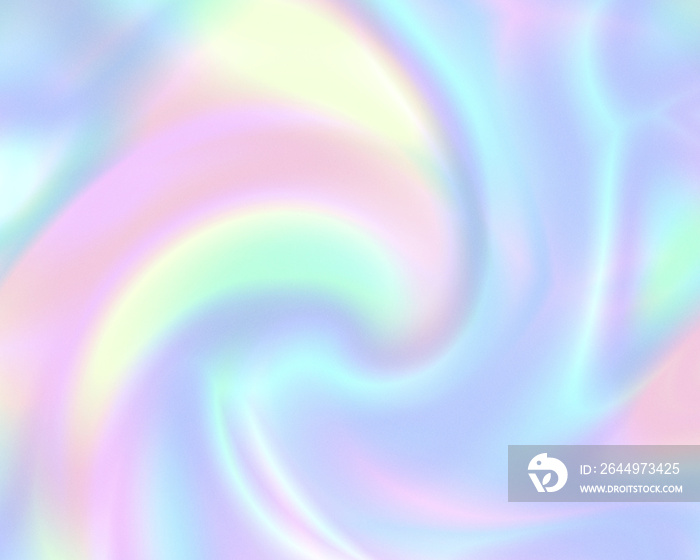 abstract pastel rainbow holographic light wavy background