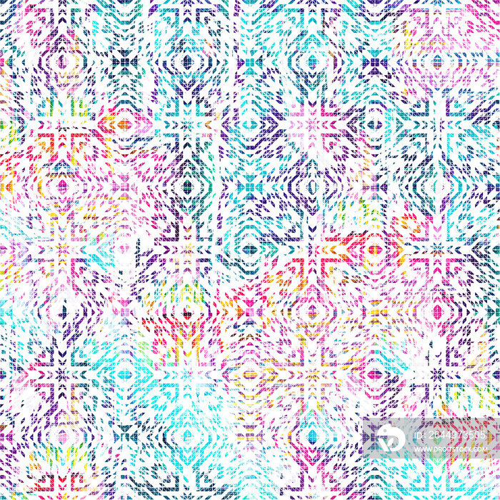 Geometry repeat pattern with texture background