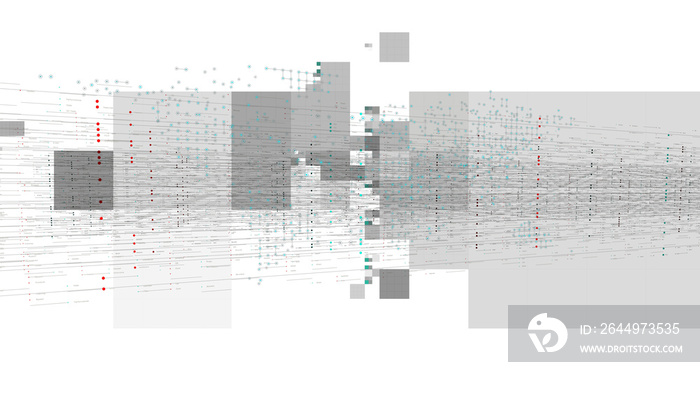 Telecommunication concept with abstract network structure