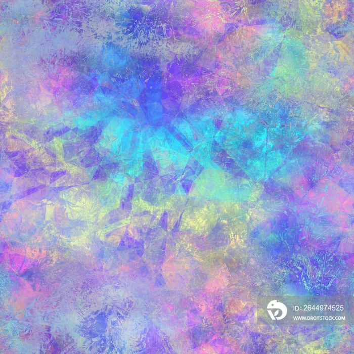 Seamless iridescent rainbow light pattern for print. High quality illustration. Swirly mix of pastel colors resembling holographic foil. Fantasy spectrum mermaid fantastical pattern for print.