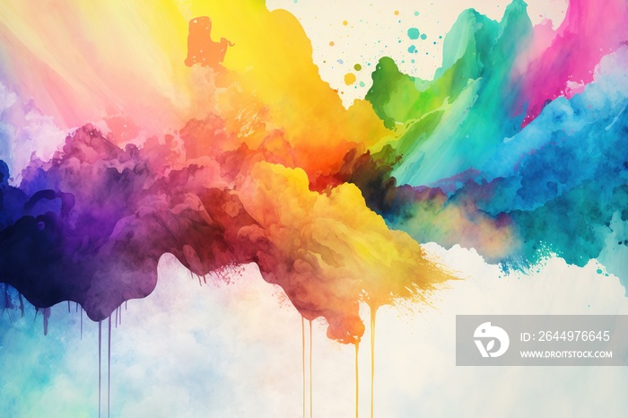 Watercolor paint background