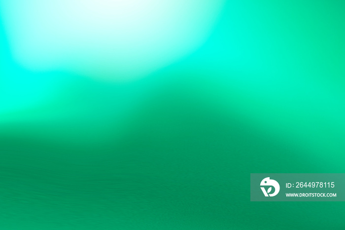 Abstract blue green gradient blurred background