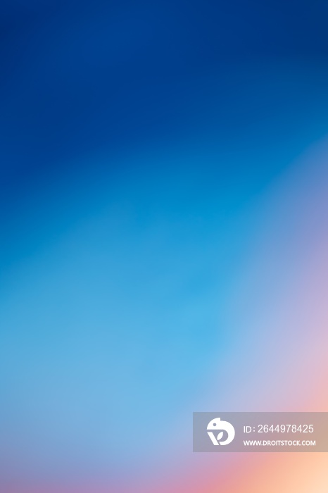 Vertical shot of blue and orange wallpaper for smartphones