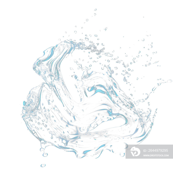 wavy transparent liquid splash, similar to water. Can be either used on a light or dark background. Easily change H/S/L to obtain any other liquid splash.