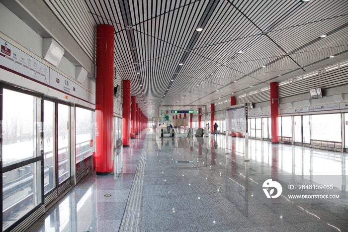 北京市地铁17号线国际展览中心站