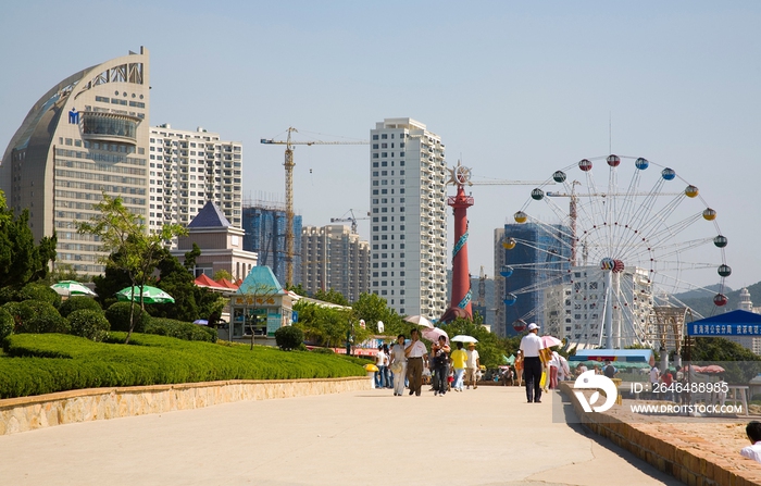 大连海滩风景