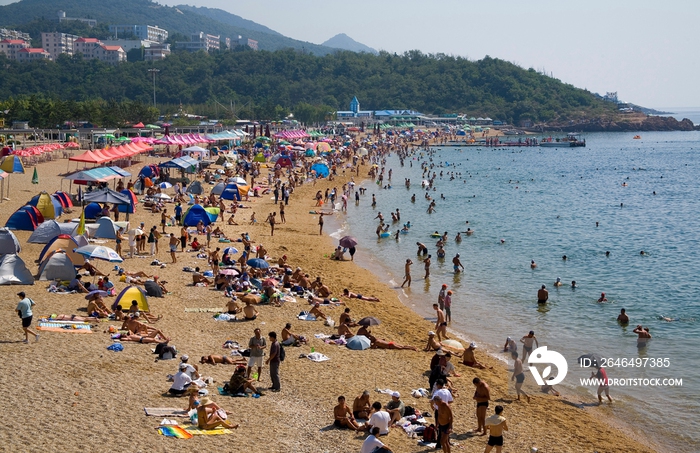 大连海滩风景