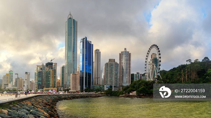 city skyline in Balneário Camboriú