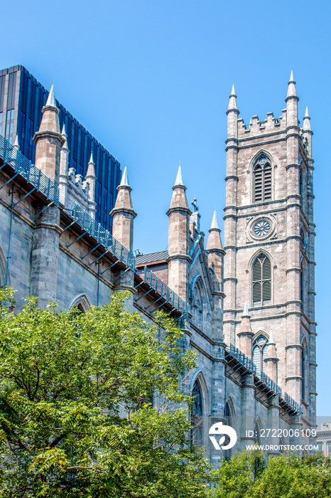 Notre-Dame Basilica Montreal (Basilique Notre-Dame de Montréal) Place dArmes Québec Canada