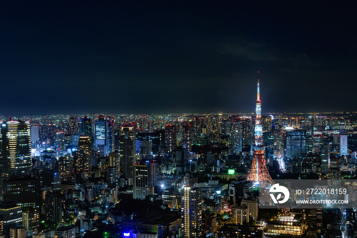 日本・東京の夜景