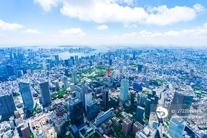 東京タワー・空撮写真