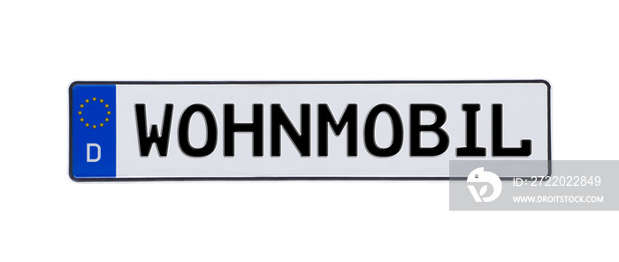 Wohnmobil Schild