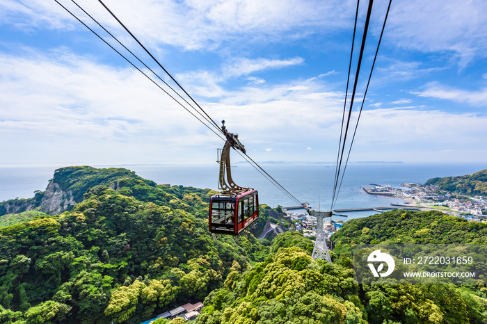 鋸山のロープウェイ Ropeway in Nokogiriyama