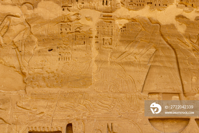 Medinet Habu的象形文字