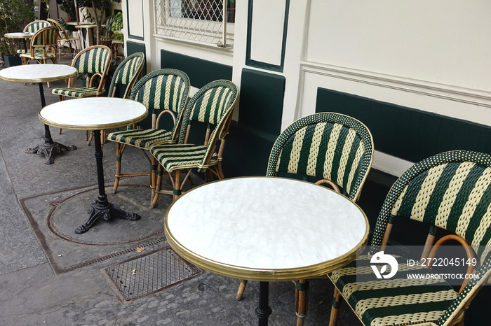 Terrasse de café Parisien