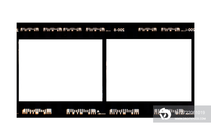 （35毫米）胶片框架。有空白。