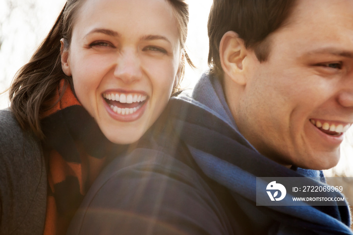 Portrait of laughing couple