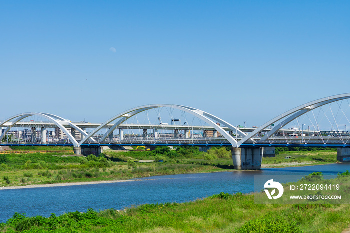 【神奈川県厚木市】相模川 あゆみ橋