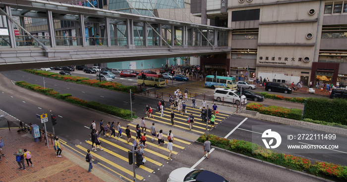 Hong Kong city street