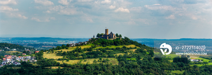 Die Burg Gleiberg in der Nähe von Giessen, Hessen