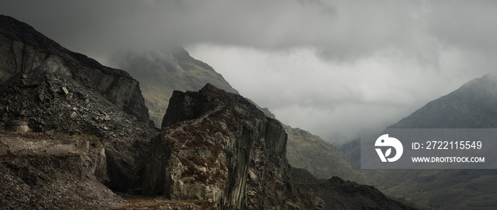 Llanberis Pass Panorama