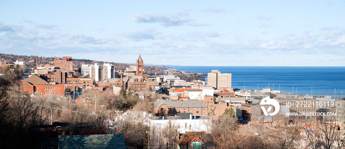 Duluth Minnesota Downtown City Skyline Port City Lake Superior