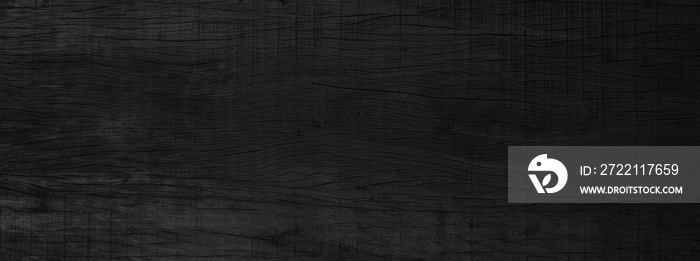 Wood black background. Dark Wooden surface, Top of table, Floor, wall or wallpaper blank for design