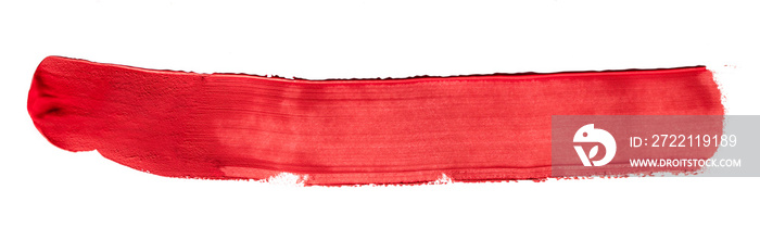 red brush isolated on a white background