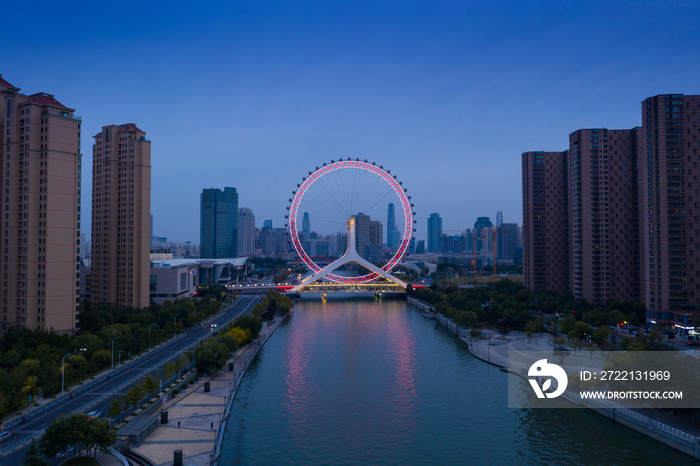 天津城市夜景