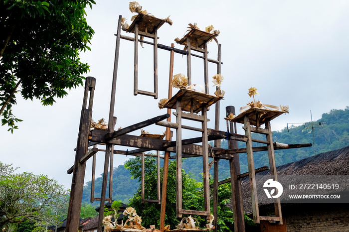 Traditional swings in bali, Indonesia