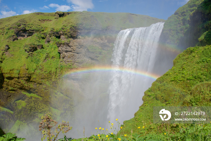 waterfall rainbow