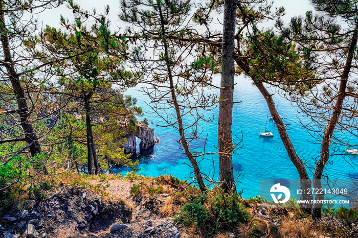 Crozon peninsula in Brittany, France