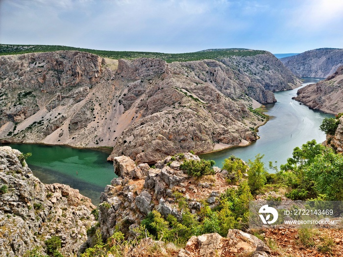 The Zrmanja Canyon in Croatia