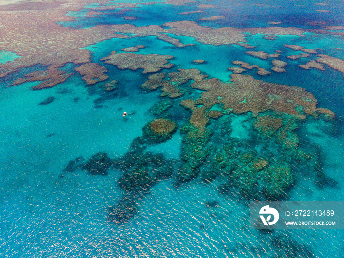 Super Yacht on The Great Barrier Reef, Queensland